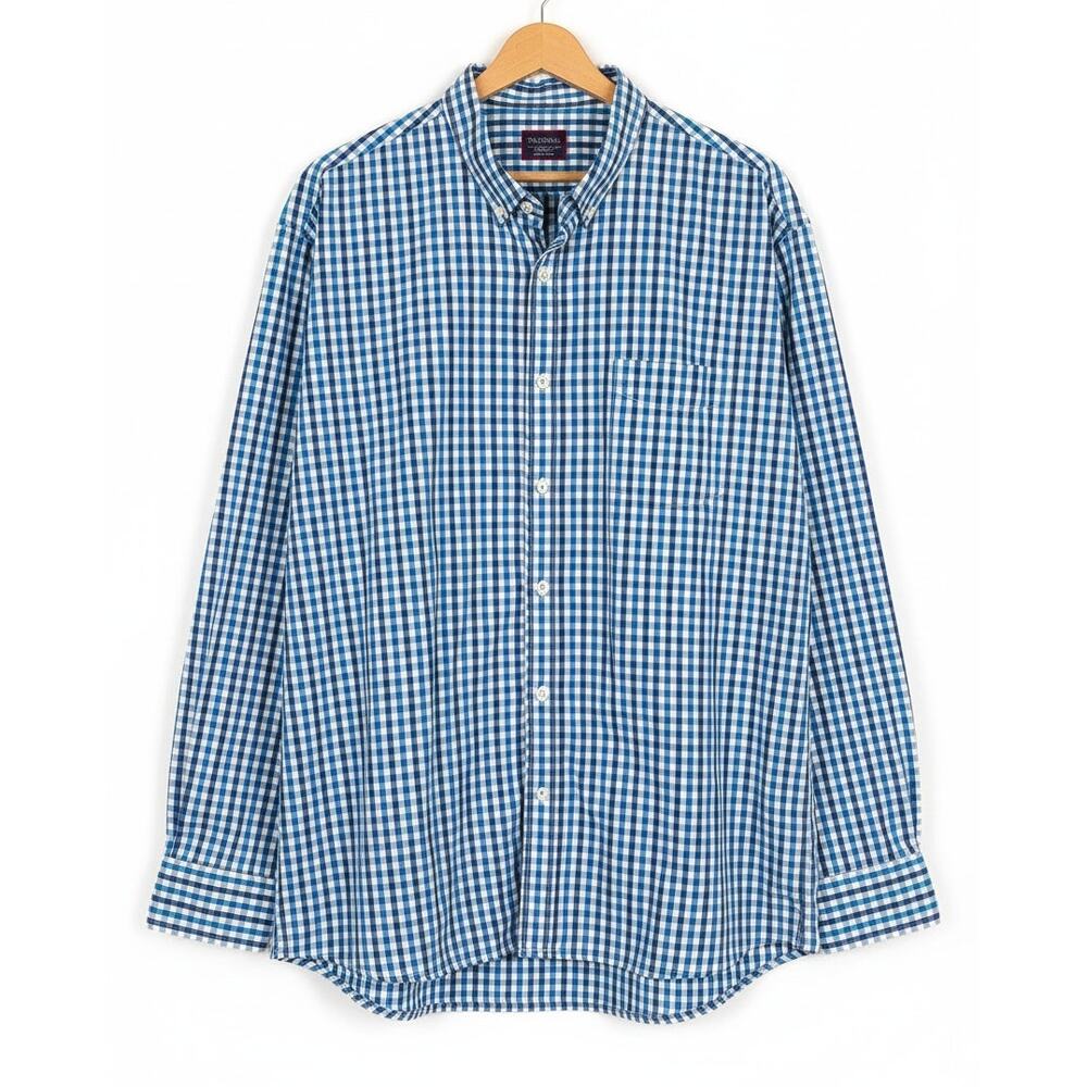 UNTUCKit Mens 3XL Gingham Check‎ Office Career Work Preppy Button Down Shirt